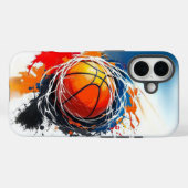 Splash Guard: Basketball Edition für Case-Mate iPhone Hülle (Rückseite (Horizontal))