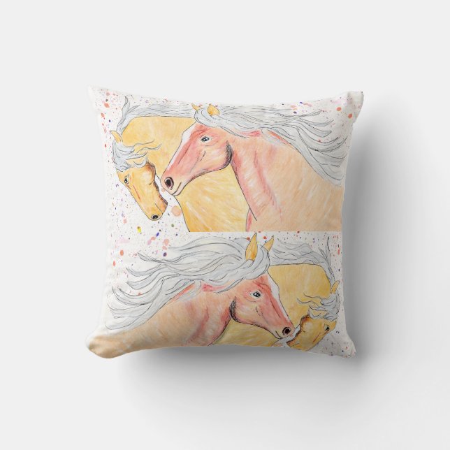 Splash Horse Kissen (Vorderseite)
