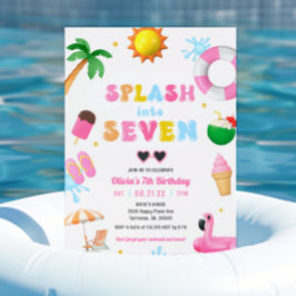 Splash in Seven Pool Party Giro del Malcantone Einladung