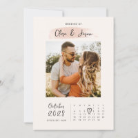 Splash Kalender Foto Save the Date Einladung