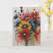 Splash Karte (Gelbe Blume)