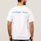 Splash Laptop Frutiger Aero T-Shirt (Rückseite)