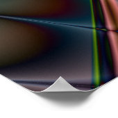 Splash Lattice Print Poster (Ecke)