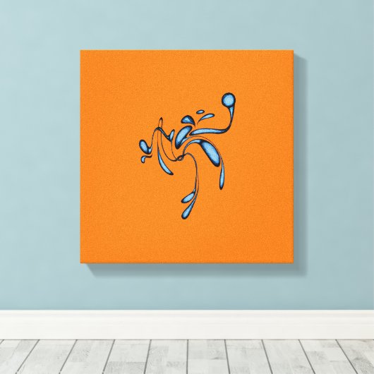 Splash Leinwanddruck (Insitu (Holzboden))