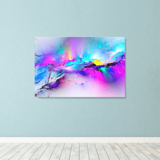 Splash Leinwanddruck (Insitu (Holzboden))