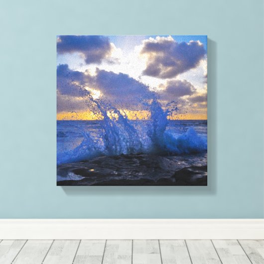 Splash Leinwanddruck (Insitu (Holzboden))