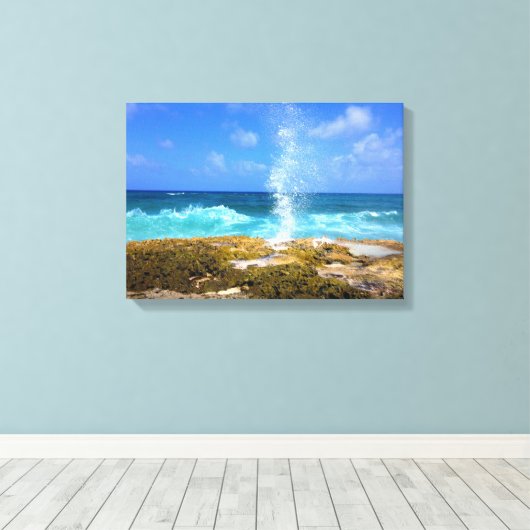 Splash Leinwanddruck (Insitu (Holzboden))