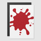 Splash Magnet für Weißer und Tomatenroter Glitzer (Vorne/Hinten)