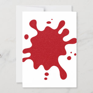 Splash Magnet für Weißer und Tomatenroter Glitzer 