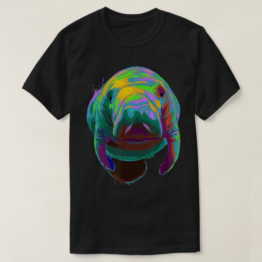 Splash Manatee T-Shirt (Design vorne)