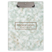 Splash Marble Stone Klemmbrett (Vorderseite)