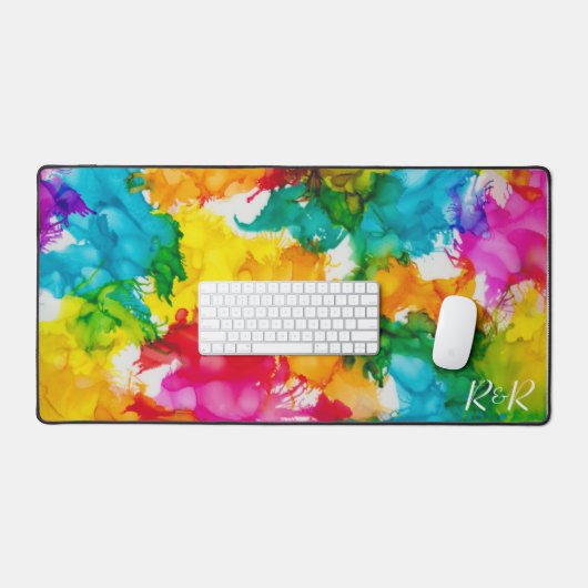 Splash of Color Desk Mat Schreibtischunterlage (Tastatur & Maus)