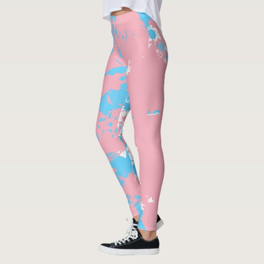 Splash of Color | Transgender Pride Leggings (Links)