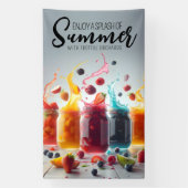 Splash of Summer Colorful Fruit Jams Banner (Vertikal)