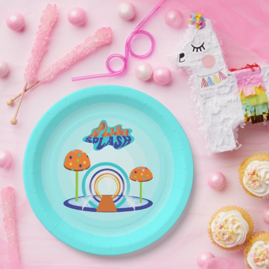 Splash Pad Birthday Pappteller (Party)