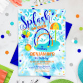 Splash Pad Party Einladung Waterpark Locarno