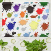Splash Paint American MoJo Küchentuch (Gefaltet)