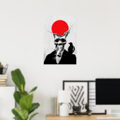 Splash Skull Poster (Heimbüro)