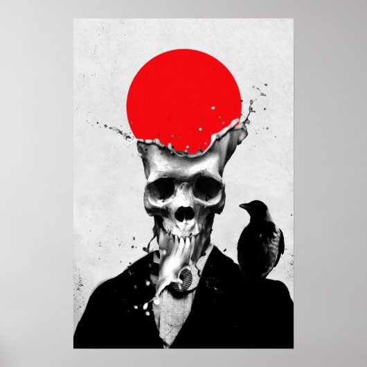 Splash Skull Poster (Vorne)