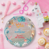 Splash Sommerstrand Geburtstagsparty Pappteller (Party)