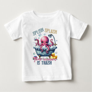 Splash Splash deine Meinung ist Müll Baby T-shirt