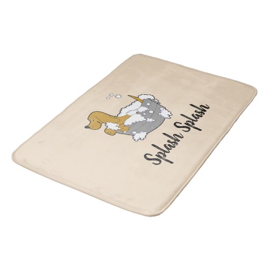 Splash Splash Hundbad matt Badematte (Schrägansicht)