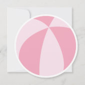 Splash Summer Pool Party Girls Geburtstag Einladung (Rückseite)