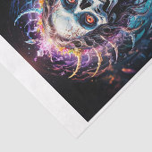 Splash Tinte Skull in den Farben Wunderland Seidenpapier (Ausschnitt)