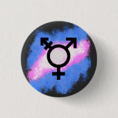 Splash-Trans-Flagge Button (Vorderseite)
