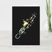 Splash Trombone Karte (Vorderseite)