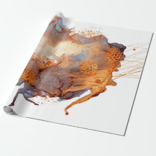 Splash Valley. Natürlicher Luxus. Königliche Kunst Geschenkpapier