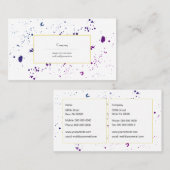 Splash Visitenkarte (Vorne/Hinten)