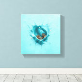 Splash World Leinwanddruck (Insitu (Holzboden))