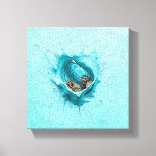 Splash World Leinwanddruck (Vorderseite)