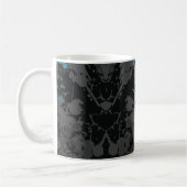 Splashes, Linien und pulsierendes Chaos Kaffeetasse (Links)