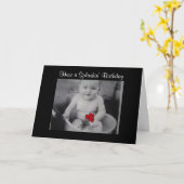 Splashing Baby Birthday Karte (Gelbe Blume)