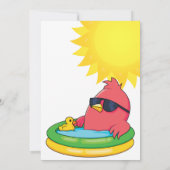 Splashing Birthday Bash Party Einladung (Rückseite)