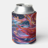 Splashing Color Liquids Dosenkühler (Kanne Vorderseite)