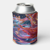 Splashing Color Liquids Dosenkühler (Kanne Rückseite)