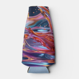 Splashing Color Liquids Flaschenkühler