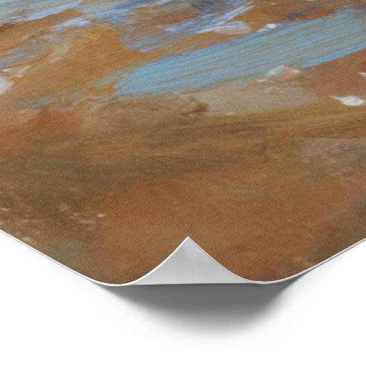 Splashing in the sea Clacton. 2014 Poster (Ecke)