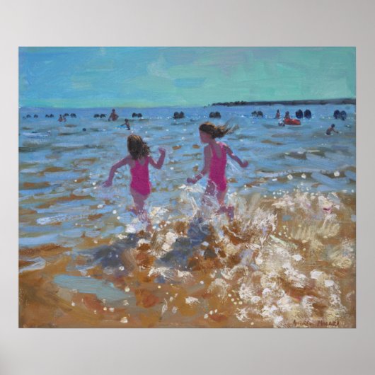 Splashing in the sea Clacton. 2014 Poster (Vorne)