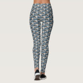 Splashing Leaping Dolphin: Ein Tanz der Freude im  Leggings (Rückseite)