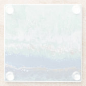 "Splashing Ocean Wave" spektakulärer Untersetzer (Rückseite)