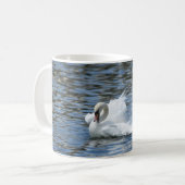 Splashing Swan auf Tasse (Vorderseite Links)