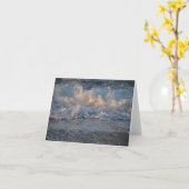 Splashing wave Nantucket Karte (Gelbe Blume)