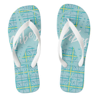 SplashPlaid Limon Vibes Flip Flops Badesandalen