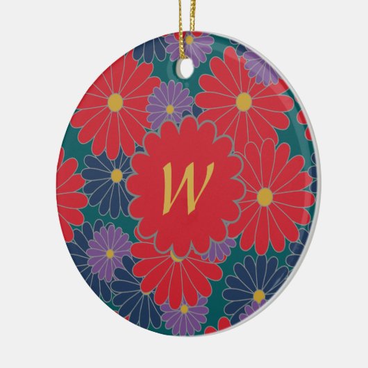 Splashy Fall Bloral Ornament (Links)