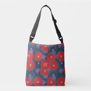 Splashy Fall Floral All-Over-Print Bag Tragetaschen Mit Langen Trägern