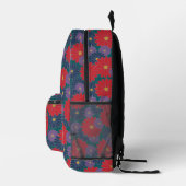 Splashy Fall Floral Bedruckter Rucksack (Rechts)